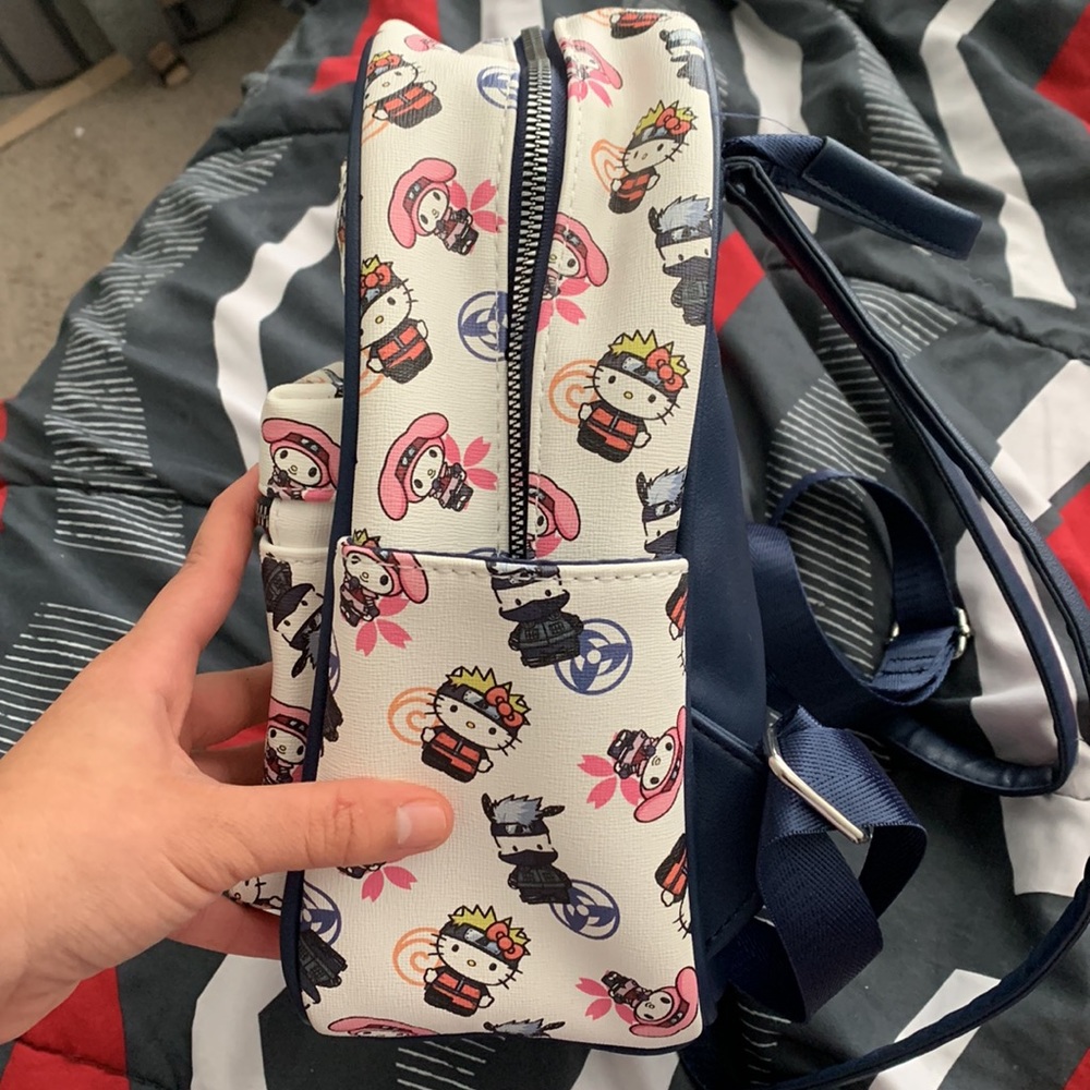Naruto Hello Kitty Mini Backpack Gem
